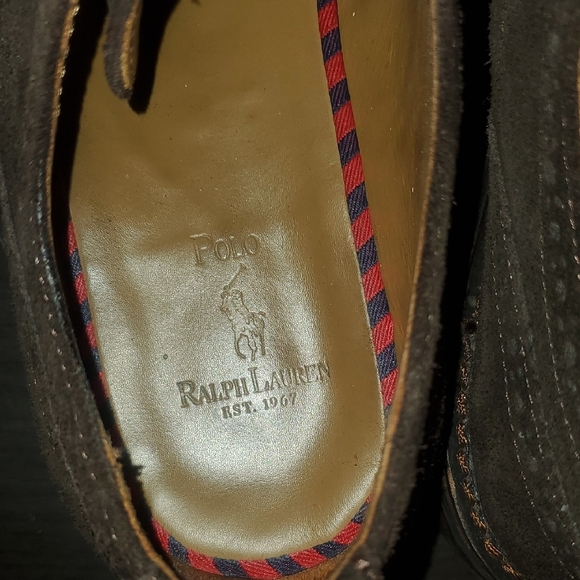 Polo Ralph Lauren Suede Brown Oxfords